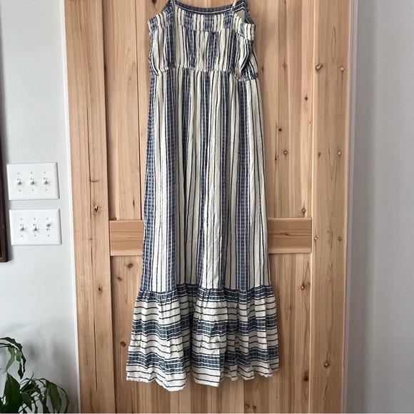 Lovestitch Striped Blue and White Maxi Dress - Picture 5 of 9